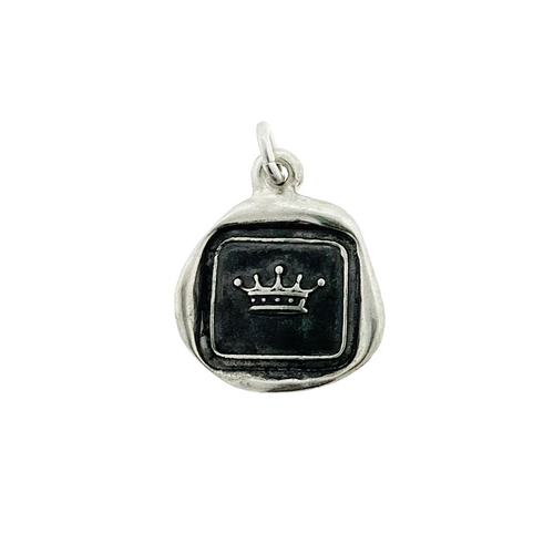 Crown Wax Seal Charm