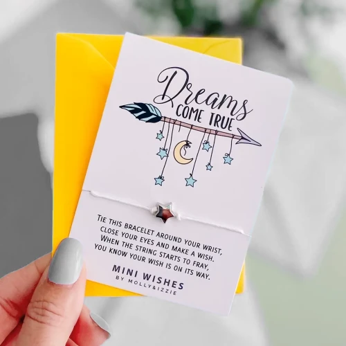 Mini Wish Bracelet Card with Envelope
