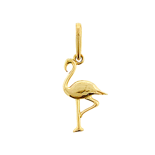 14k Flamingo Charm