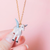Pegasus Ceramic Necklace