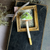 B – Light Green embellished velvet mushroom ornament