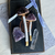 Personalized velvet mushrooms styled with crystals and vintage books