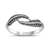 Sterling Silver Double Fern Ring