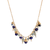 Blue Sapphire Charm Necklace