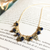 Blue Sapphire Charm Necklace
