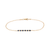 Dainty Gemstone Bar Bracelet