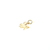 14k Gold-Plated Sterling Silver Unicorn Charm