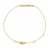 Solid Gold Mama Bracelet