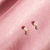 10k Gold Studs with Pearls and Dangling CZ
