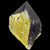 Smoky Quartz with Yellow Stibilite Specimen