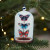 Butterfly Bell Jar Wooden Ornament