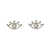 14k Gold and Diamond Eye Earring - Single