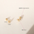 14k Flower Earrings for Kids