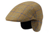 Gaston J. Glock Tweed Flat Cap with Ear Flaps