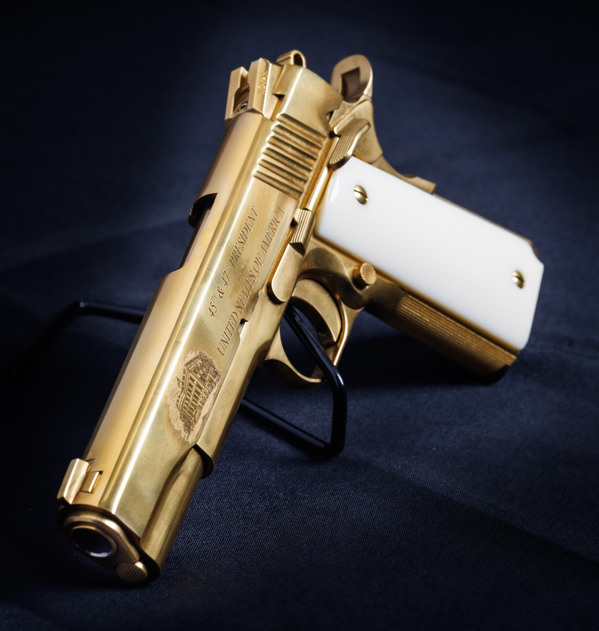 Standard 1911 Titanium Nitride PVD Donald Trump Edition .45 ACP