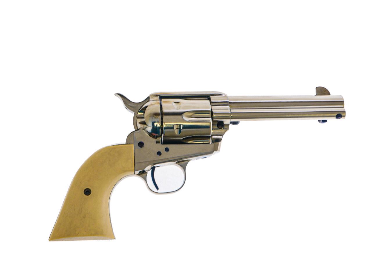 Single Action Revolver Nickel Plated .45 LC - Standard