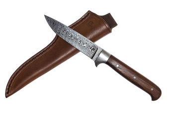 Gaston J. Glock Knicker Hunting Knife of M48 Damascus
