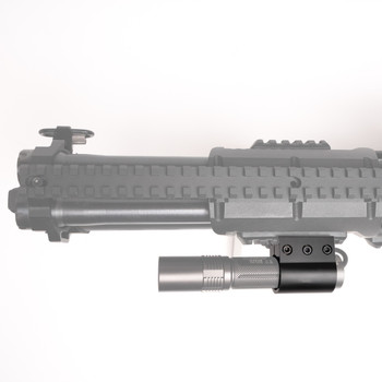 Straight Picatinny Rail Flashlight Mount