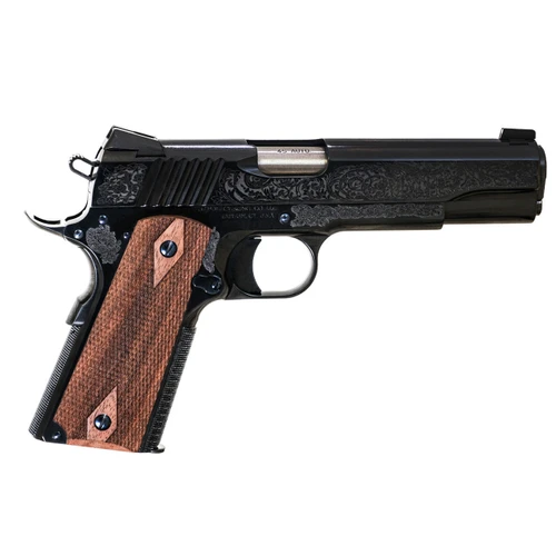Standard 1911 Blued Factory #1 Engraving, .45 ACP.