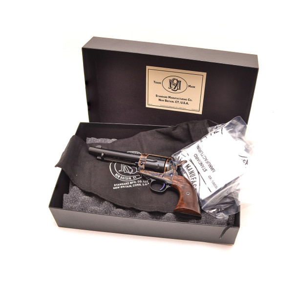 Single Action Revolver Case Colored, .45 LC. One or Two Piece Grips. 5 1/2" Barrel. - Black Friday Deal