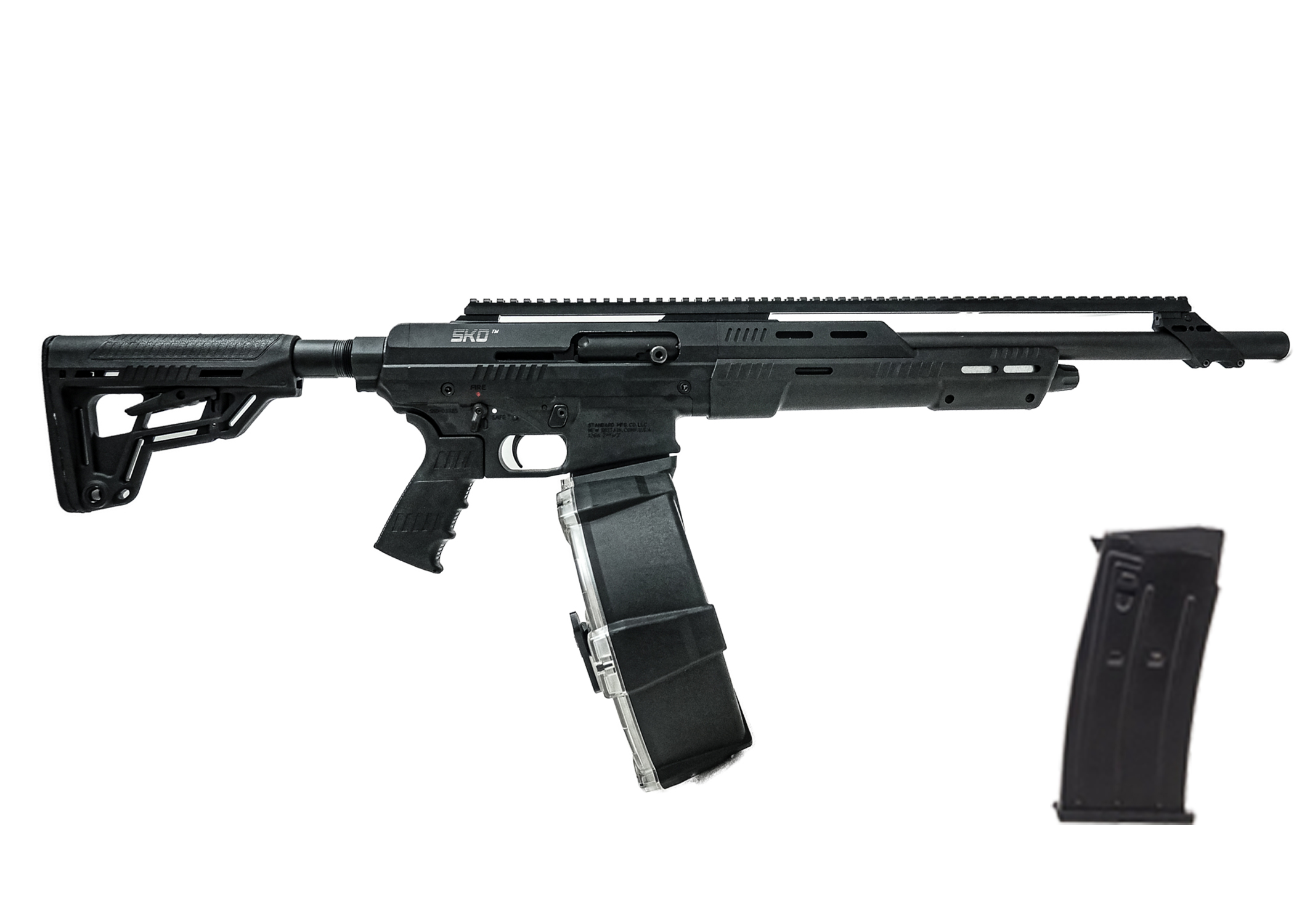 SKO-12 12ga Semiautomatic Shotgun w/Drum - Manufacturing LLC.