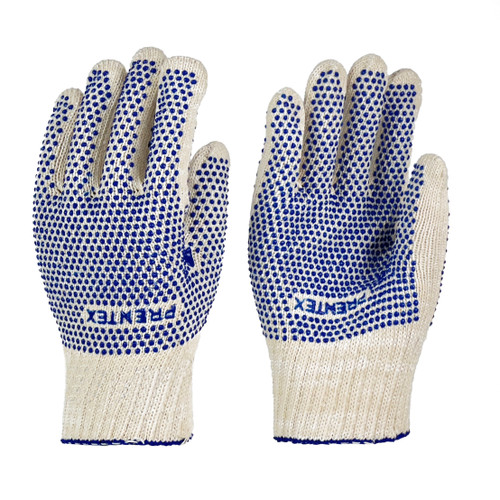 Guante de algodón moteado