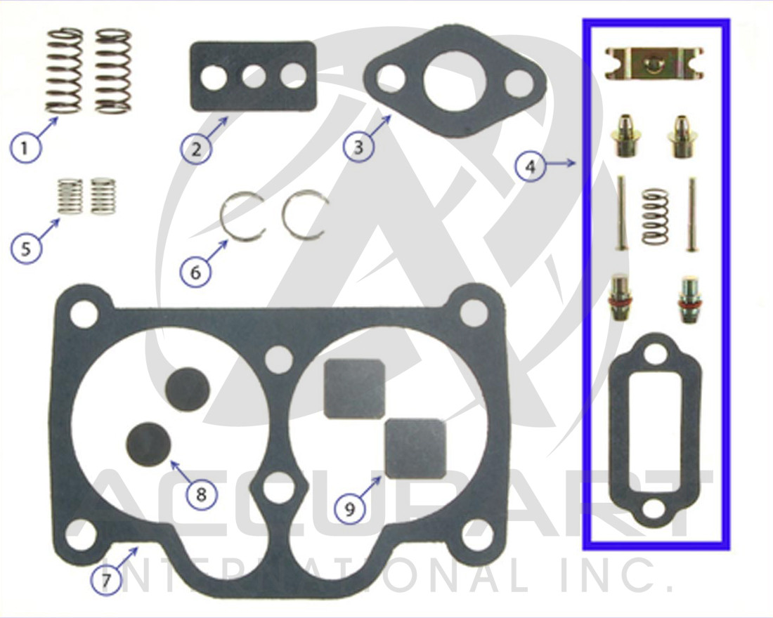 Bendix TF501 Air Compressor - Head Kit 