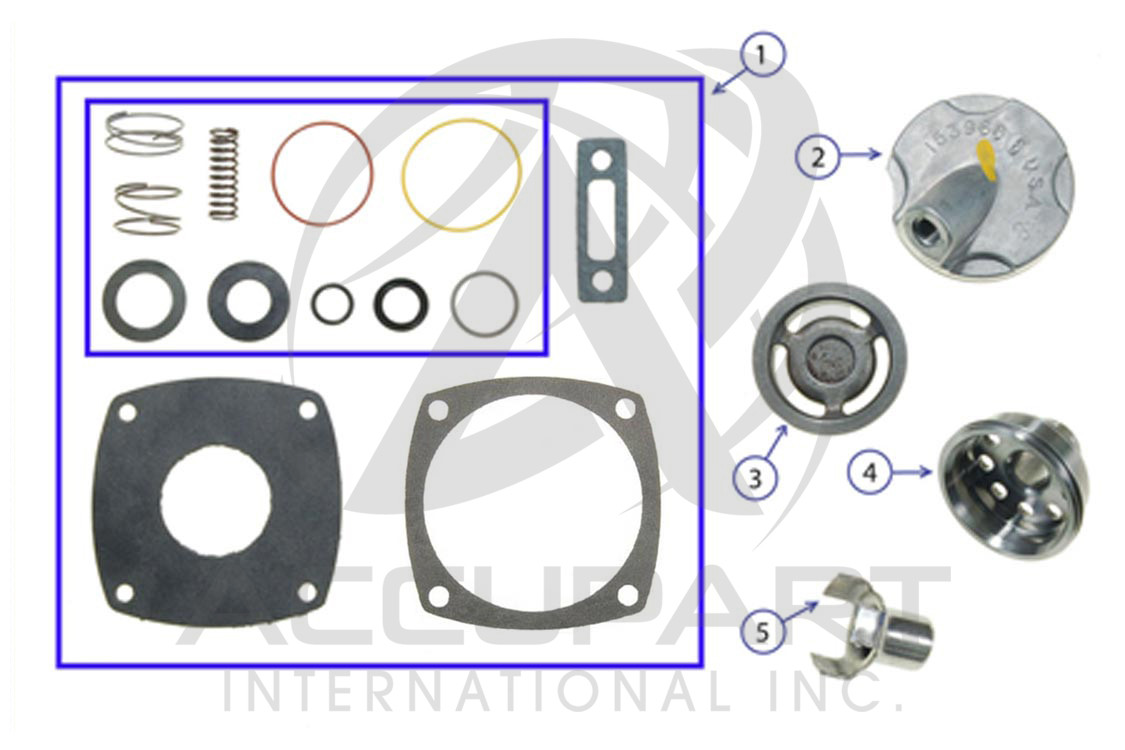 Cummins/Holset Single Air Compressor - Major Head Kit, SS296/338