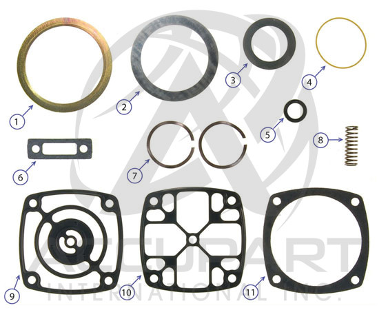 Cummins/Holset Single Air Compressor - QE296 Head Kit