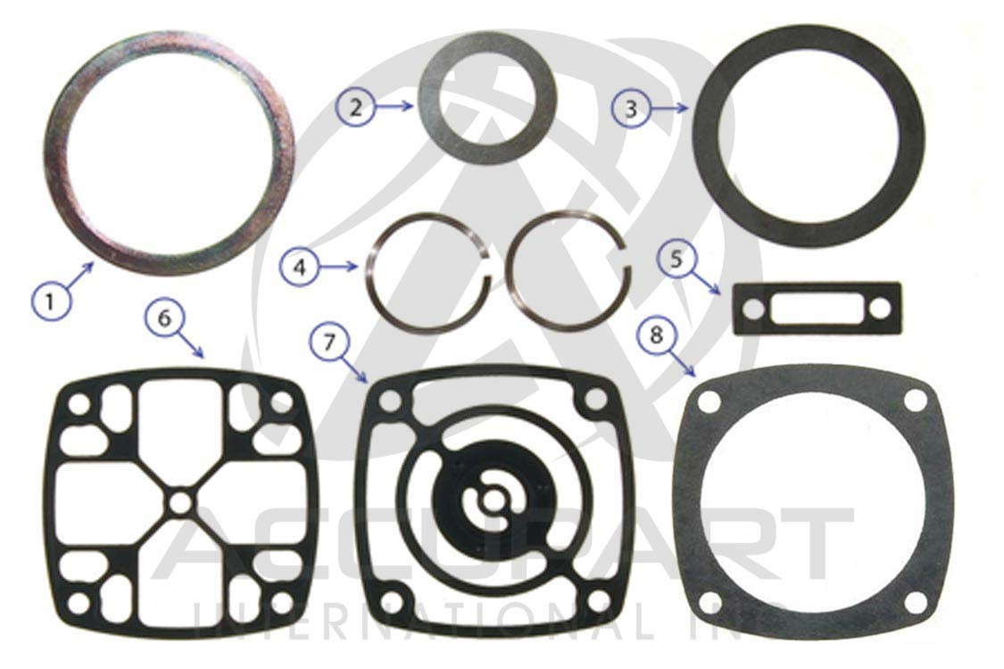 Cummins/Holset Single Air Compressor - Head Kit + Wave Springs, QE296
