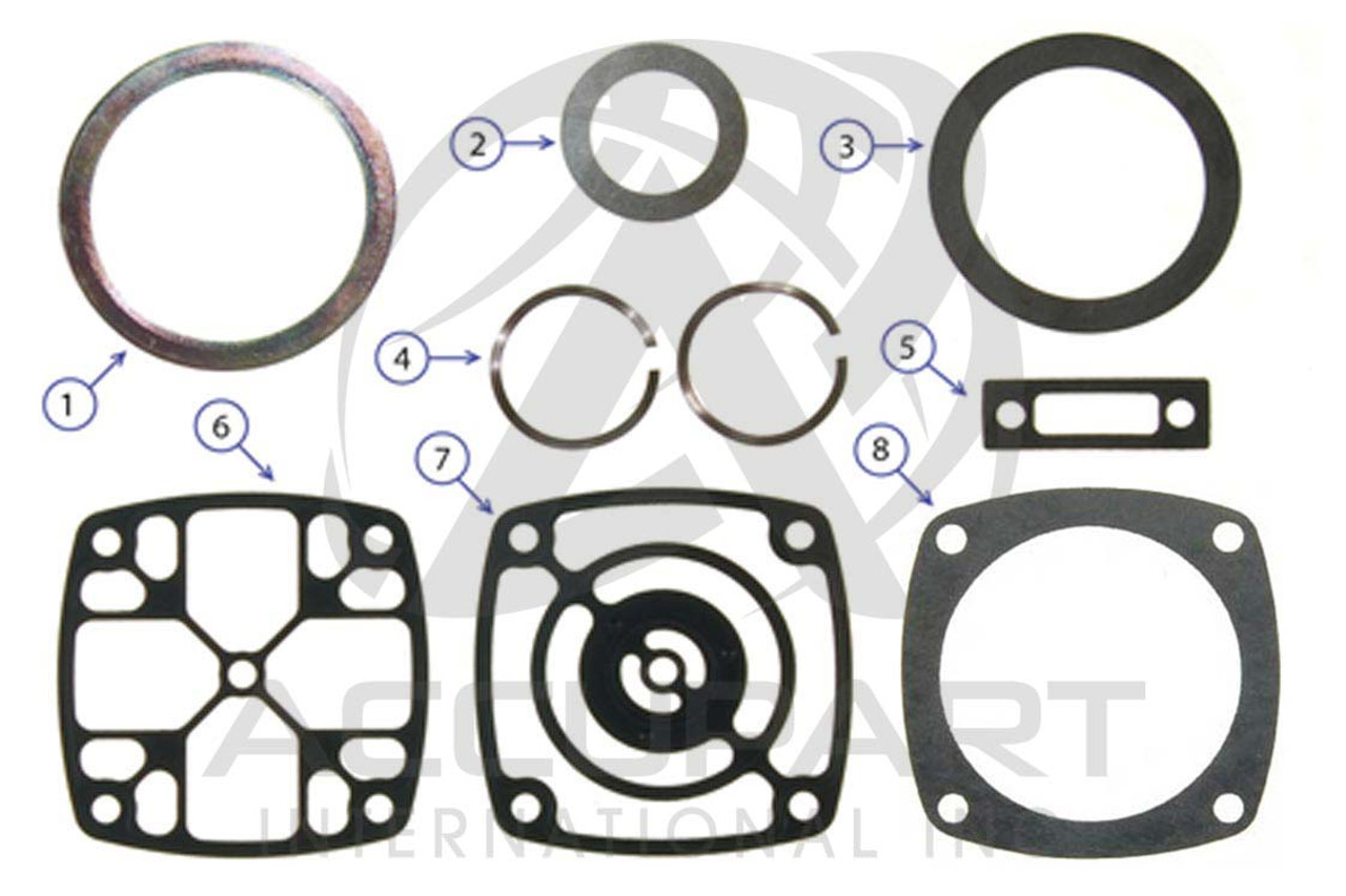 Cummins/Holset Single Air Compressor Head Kit + Wave Springs, QE296