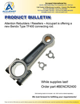 Accupart is offering a new Bendix Type TF400 connecting rod. 