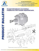 Accupart International is now stocking a  complete line of DD-3 Actuator replacement parts.