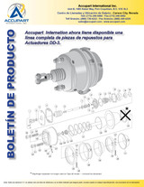 Accupart  Internation ahora tiene disponible una línea completa de piezas de repuestos para  Actuadores DD-3.