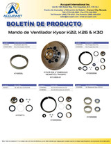 Mando de Ventilador Kysor K22, K26 & K30