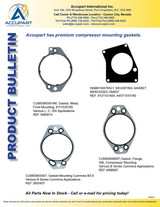 Accupart has premium compressor mounting gaskets.