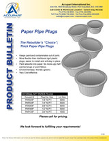 Paper Plugs