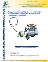 Accupart International Inc. tiene ahora inventario disponible del seguro (MSC40BVVSR) para Compresores Tipo Detroit