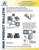 Now stocking the latest version of the  Wabco Style 85 mm single head assembly.