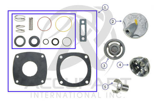  Cummins  Holset Single Air  Compressor  Head Kit Remote Mount