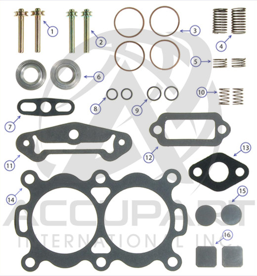 MID3-T26B , MINOR KIT, HEAD REPAIR, WITH BOTH SIZE PINS, EL13/1600