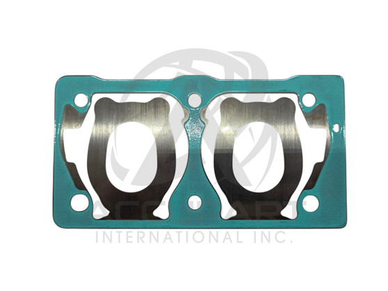 WAB61W19GM1, INLET GASKET WITH VALVES, COATED, 75MM TWIN WABCO, NEW STYLE