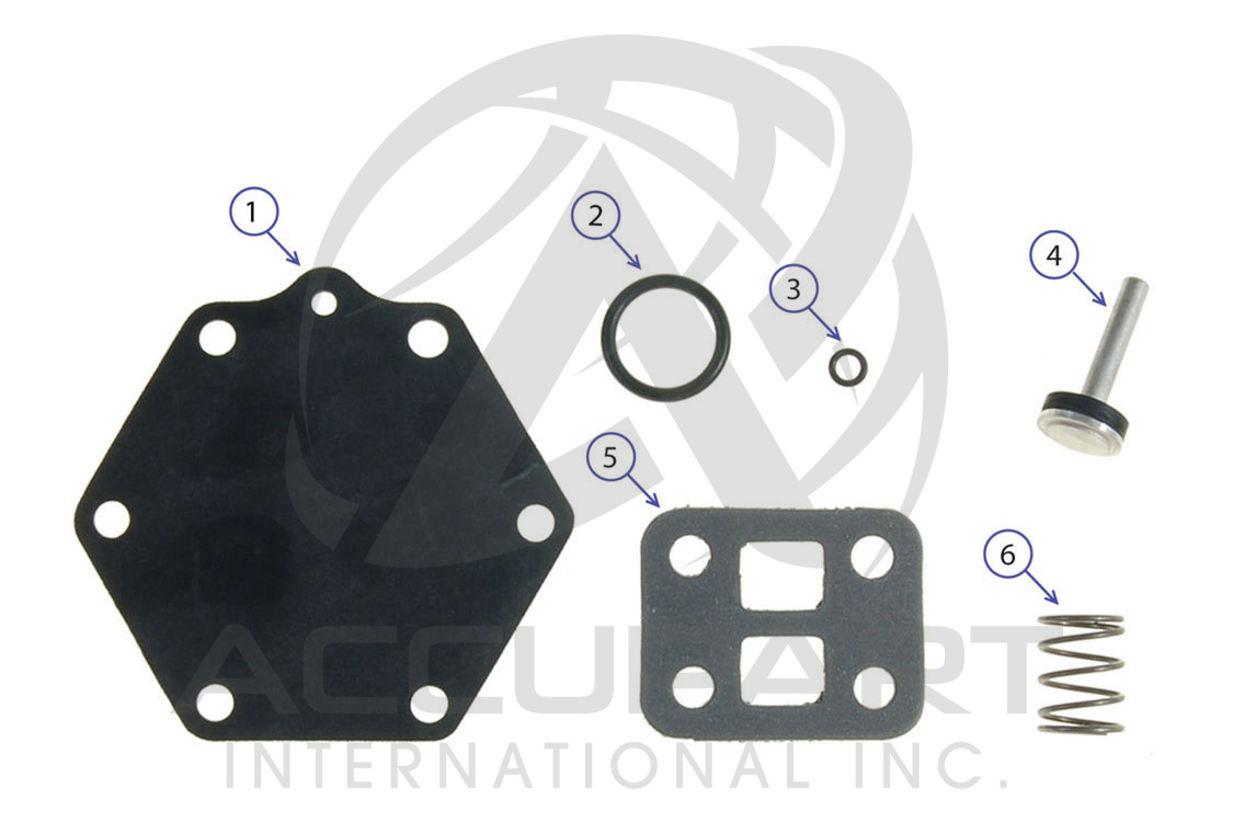 Bendix Air Valves - R-1 Relay Valve Kit, Sand Cast