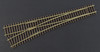 14-712 Turnout, HO Code 83, #5b Curved Diverging Track, Lefthand