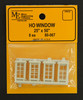 80-067 HO Windows, 25" X 50", 8 pane (8)