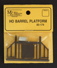 80-174 HO Barrel Platform with Barrel