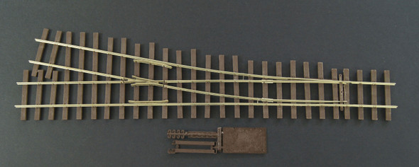 14-404 Turnout, On30 Code 83, #5 Frog, RightHand