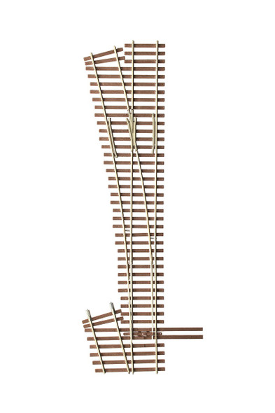 14-818 Turnout, HO Code 70, #5e Last Ladder, Lefthand