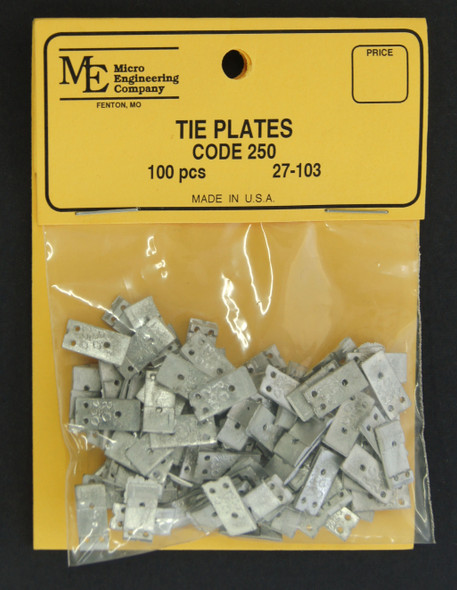 27-103 G Code 250 Tie Plates (100)