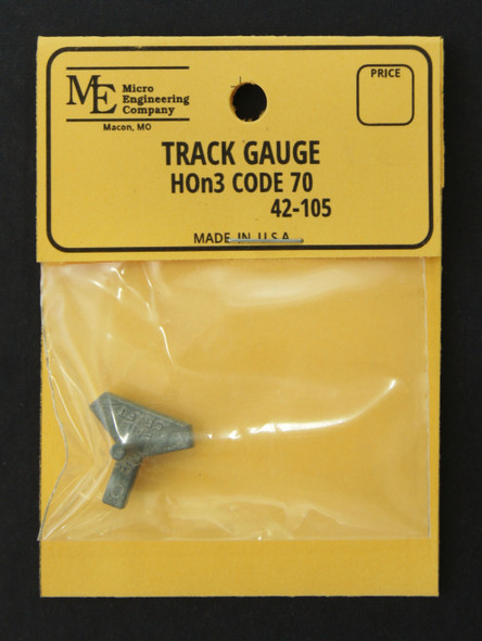 42-105 Track Gauge, HOn3 Code 70, metal 3 point